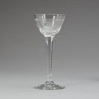 GLAS PÅ FOT, 12 st, glas. Hotell Savoy, Malmö.