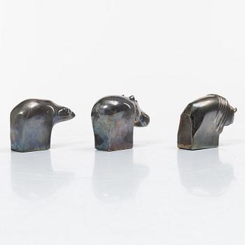 Gunnar Cyrén, five figurines, Dansk Designs, Japan.
