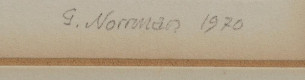 GUNNAR NORRMAN, dry point signed dated and numbered 1970 55/65. - Bukowskis