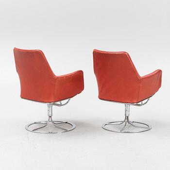 Bruno Mathsson, a pair of 'Master' easy chairs, Dux.
