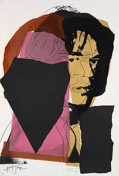 503. Andy Warhol, "Mick Jagger".