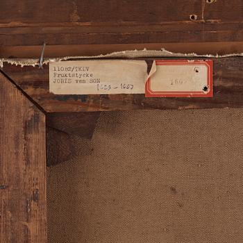 Joris van Son, attributed to, Still life with fruits, a pair.