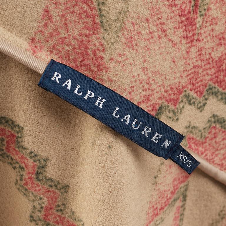 A ethnic patterned coat by Ralph Lauren.