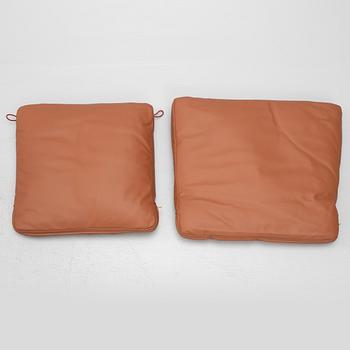 A pair of cushions, suitable for Ole Wancher's 'Colonial Chair'.