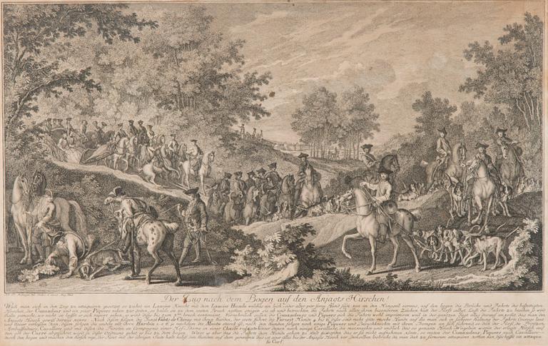 after, copper engraving, first half of 18th Century.