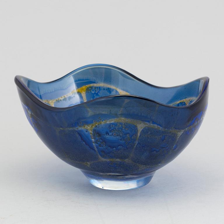 A glass bowl, Ravenna, Sven Palmqvist, Orrefors 1952.