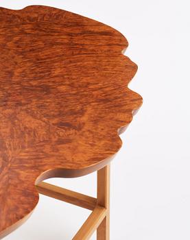 Josef Frank, a burled wood veneered top table, Svenskt Tenn, Sweden 1950s, model 1057.