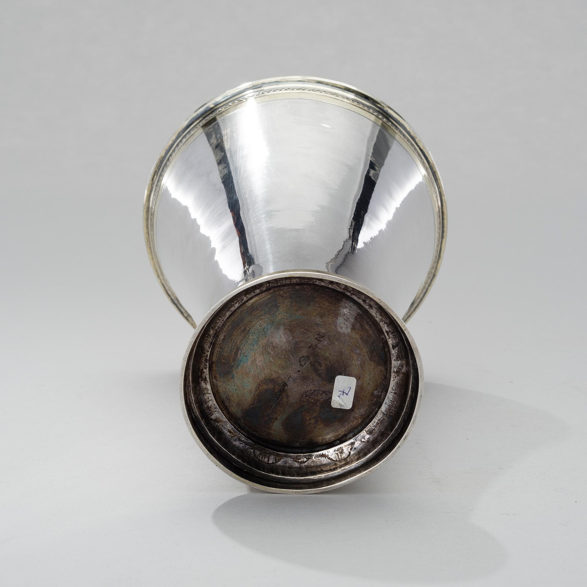 POKAL, silver, Lovisa 1795, Erik Gröndahl.