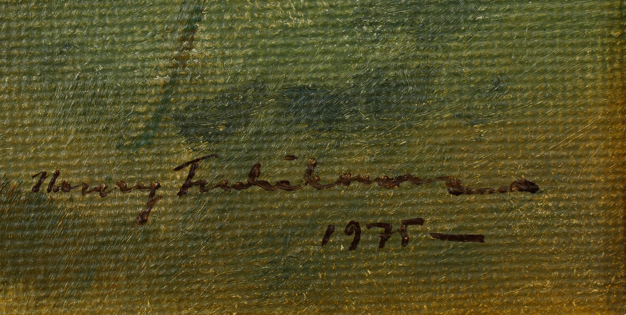 HENRY FREDRIKSSON, olja på duk, signerad och daterad 1975.