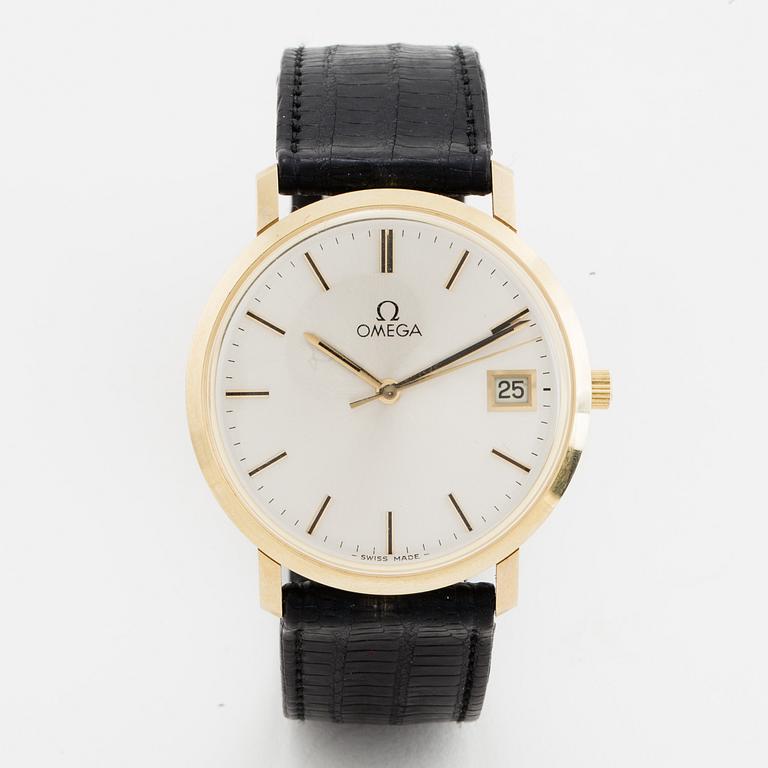 Omega, wristwatch, 34 mm.