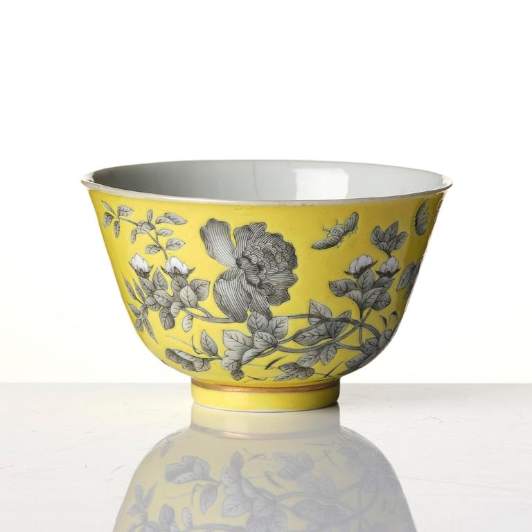 Kopp, porslin. Qingdynastin, Guangxus period (1875-1908).