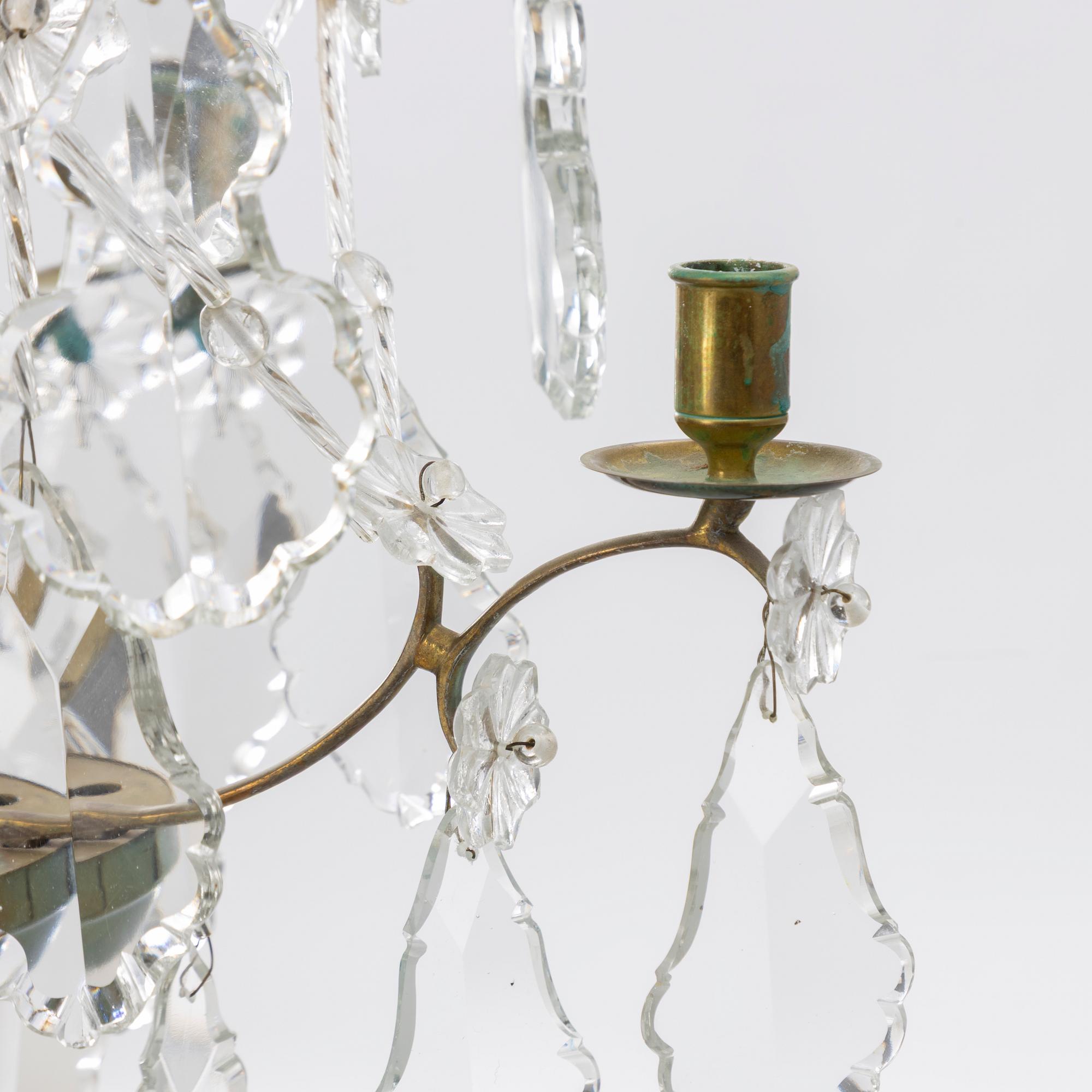 A "Sturehov" Rococo style chandelier fron IKEA's 18th century series, 1990's.