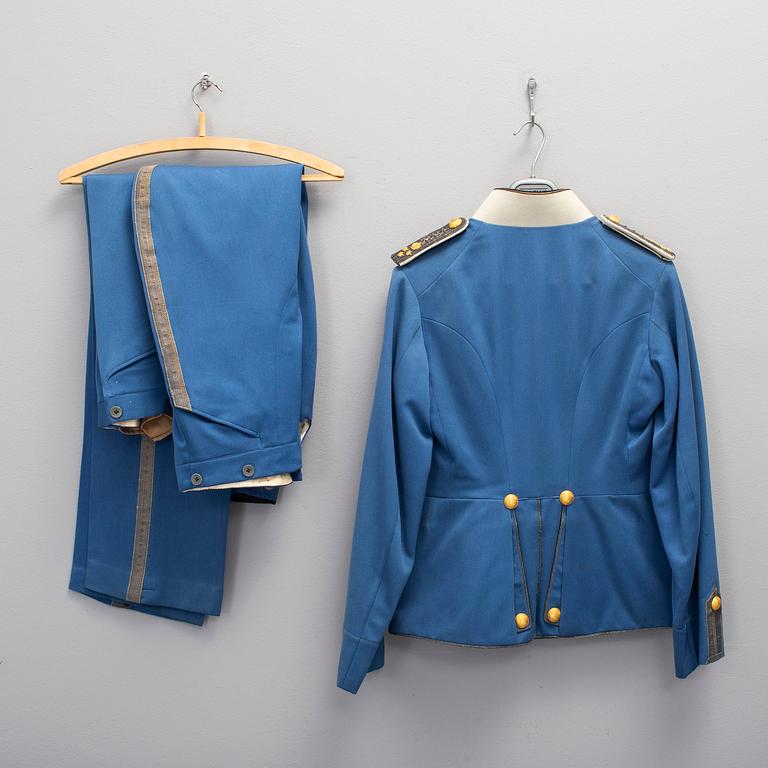 UNIFORM, svensk, m/1895 för officer vid Livregementets dragoner.