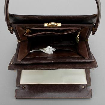 HANDVÄSKA, "Pigskin Writing Travel Handbag", Gucci, sent 1980-tal.
