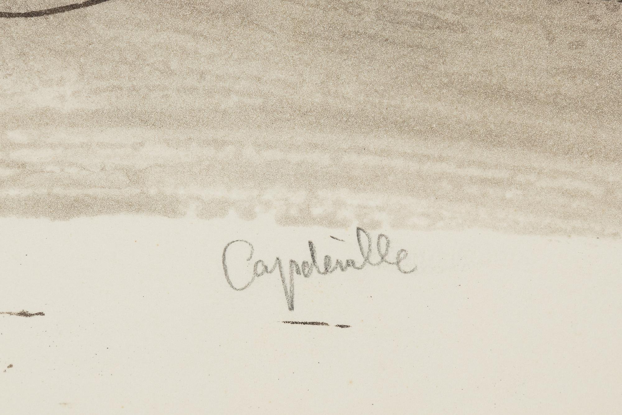 Jean Capdeville, färglitografi, signerad och numrerad 33/50.