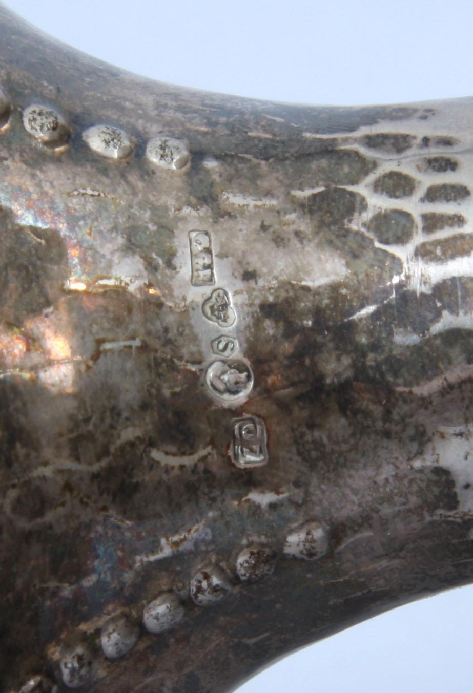 SKÅL PÅ FOT, silver, C. G Hallberg, 1916. 462 gram.