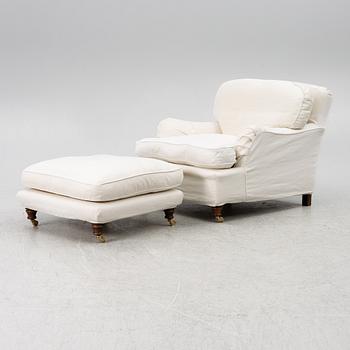 An armchair with footstool, "Charles", Jio Möbler.