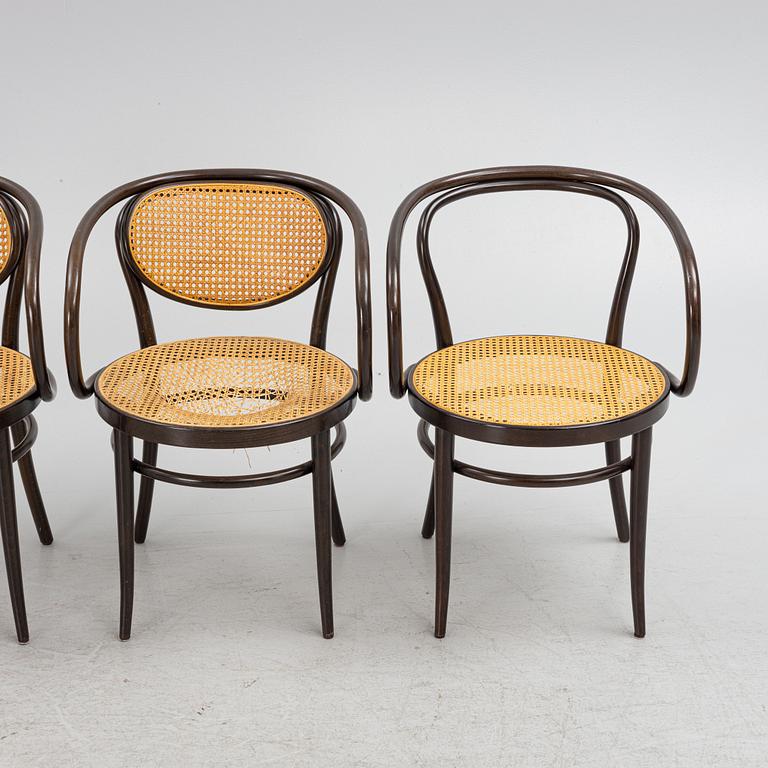 Armchairs, 4 pcs, Thonet, model "209".