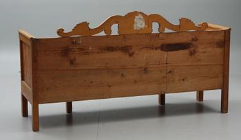 SOFFOR, ett par, allmoge, 1800-tal.