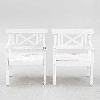 Garden chairs, a pair, Trip Trap, Denmark.