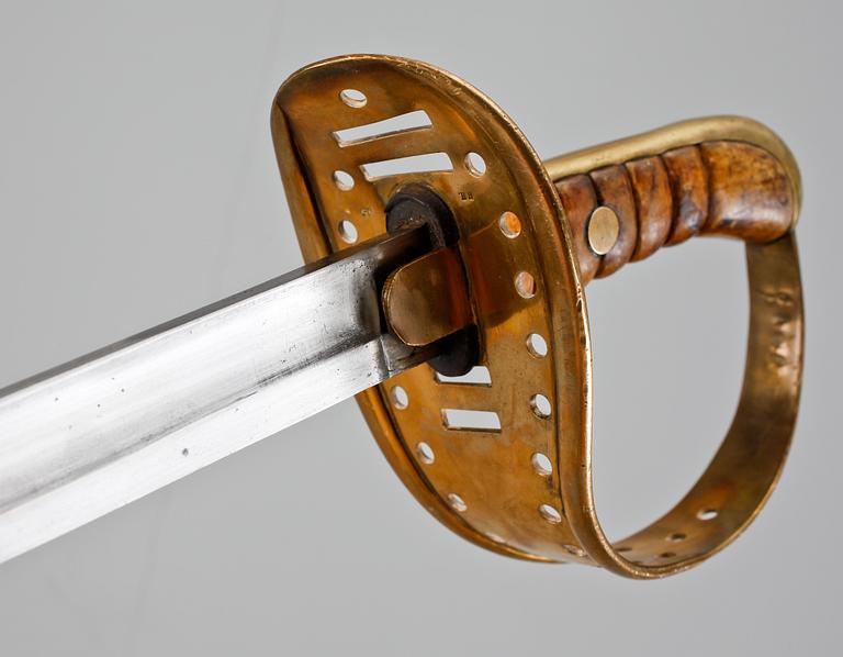 SABEL, Sverige, m/1867-93, för kavalleriet.