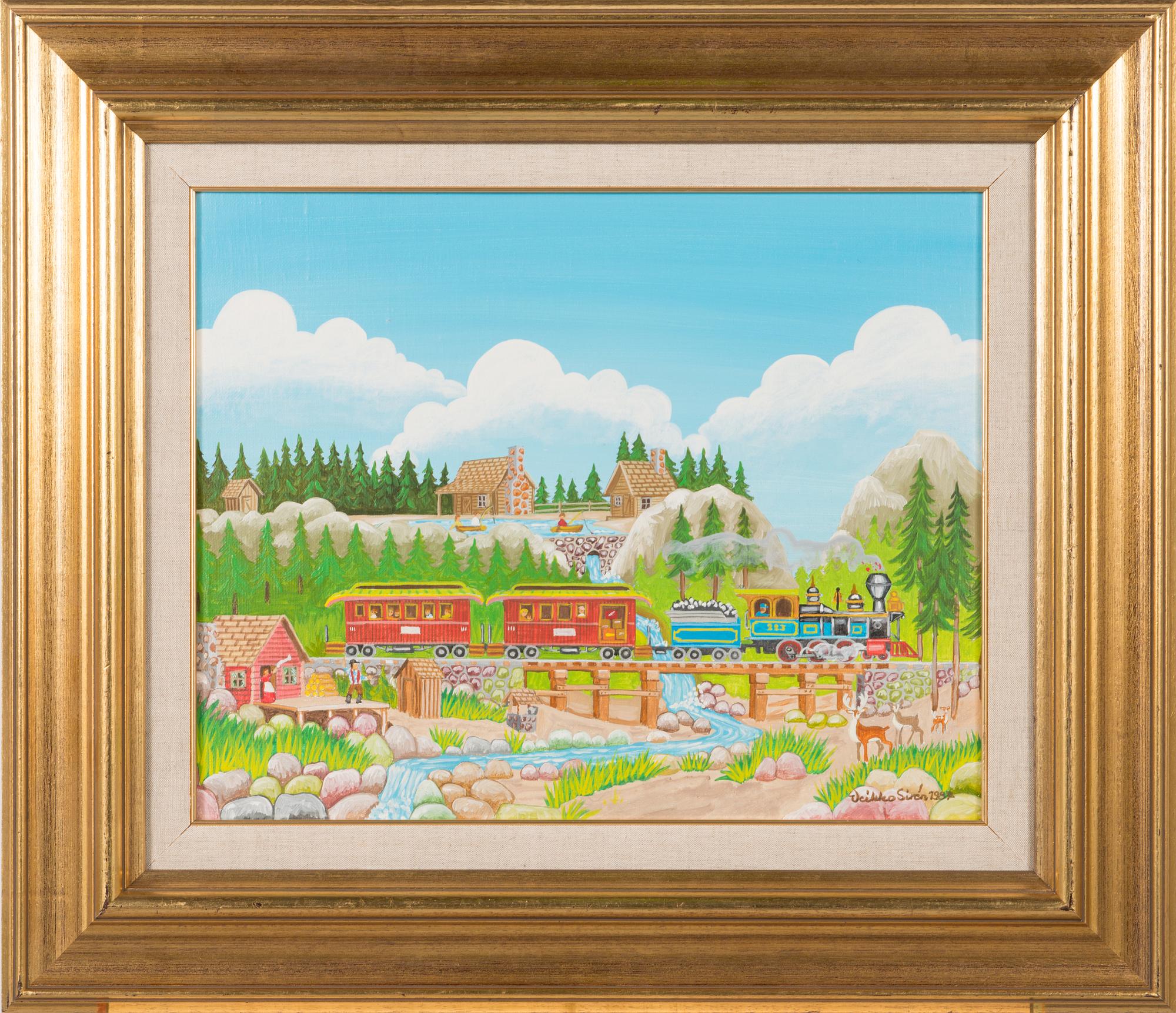 Veikko Sirén, oil on canvas, signed and dated -97.