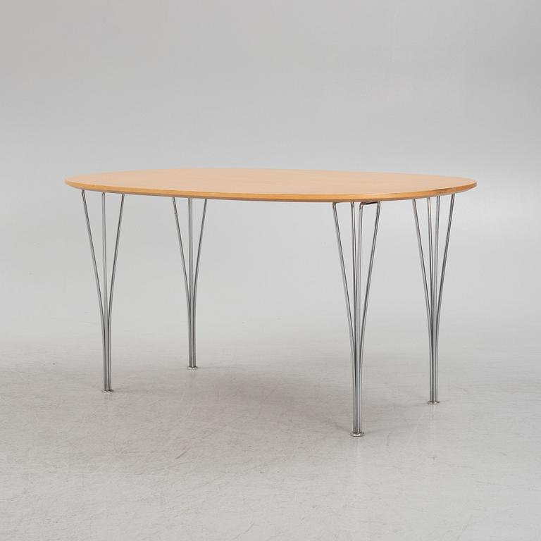 Bruno Mathsson, a "Superellips" table for Fritz Hansen, Denmark.