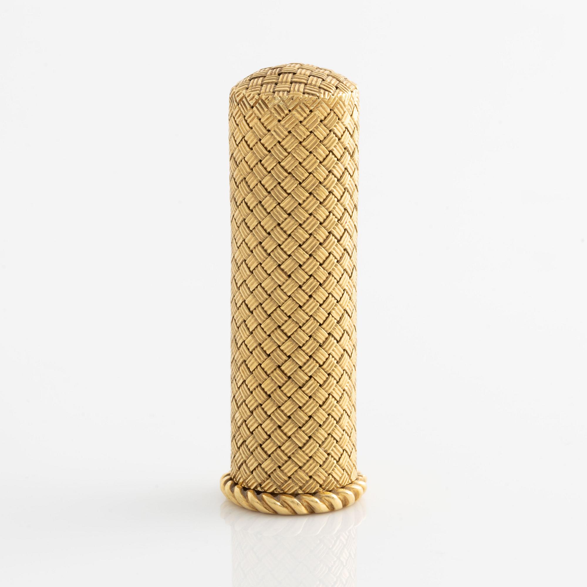 Etui/Läppstifthylsa 18K guld.
