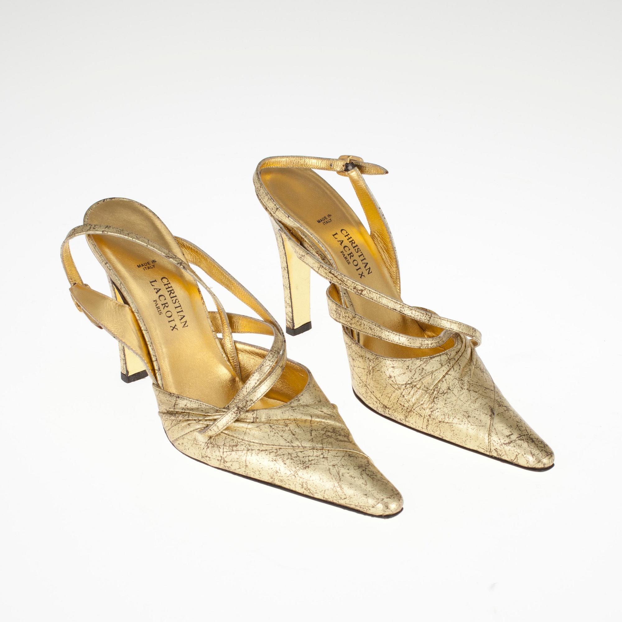 SKOR, slingbacks, Christian LaCroix.