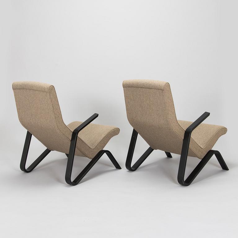 Eero Saarinen, nojatuolipari "Grasshopper", lisenssivalmistaja Tetrimäki Oy 2014.
