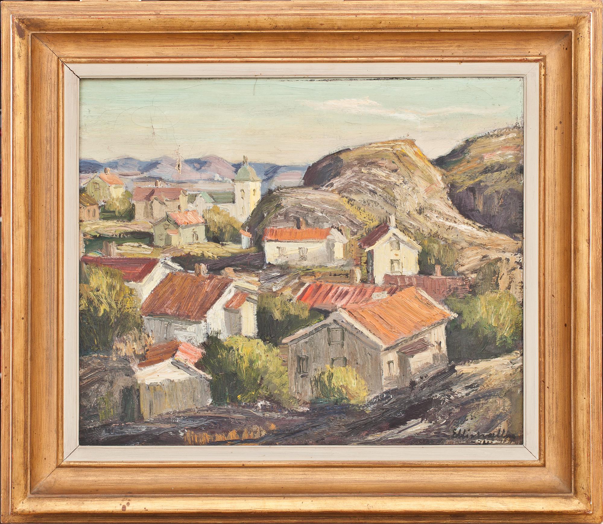 ELLIS WALLIN, olja på duk, signerad.