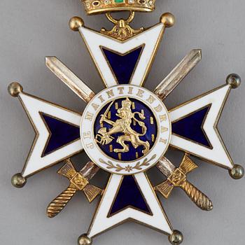 ORDER OF THE ORANJE-NASSAU, the Netherlands, a Commanders cross, Military division, in case.