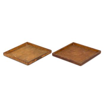 Aino Aalto, two mid- 20th century trays / serving dishes.