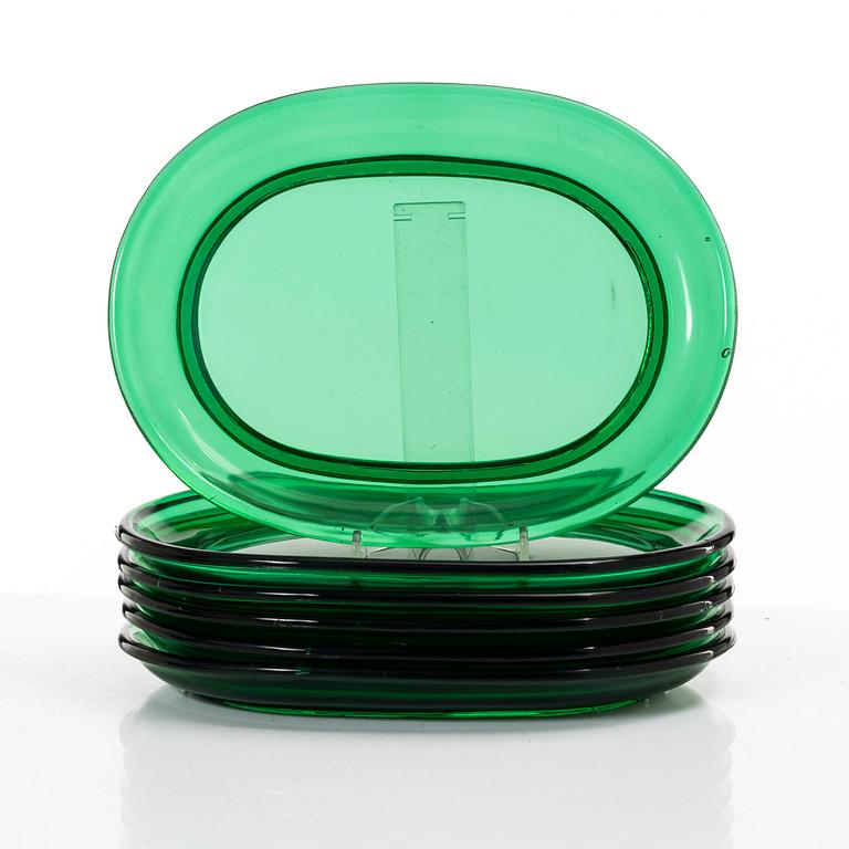 Josef Frank, hummertallrikar, 6 st, Reijmyre för Svenskt Tenn.