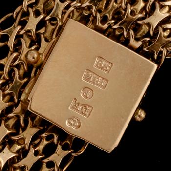 ARMLÄNK, 18k guld, Alton, Falköping, 1968. Vikt 17 g.