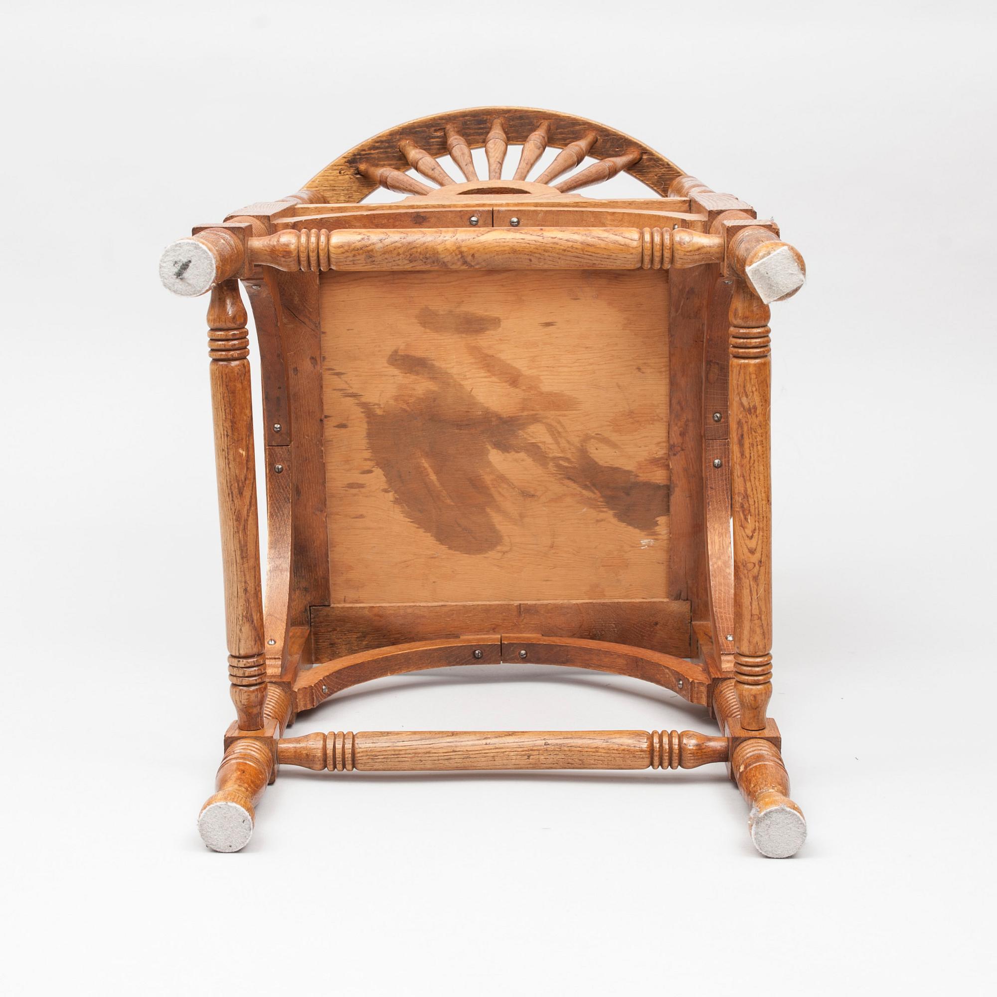 STOL, sk puderstol, jugend, tidigt 1900-tal.