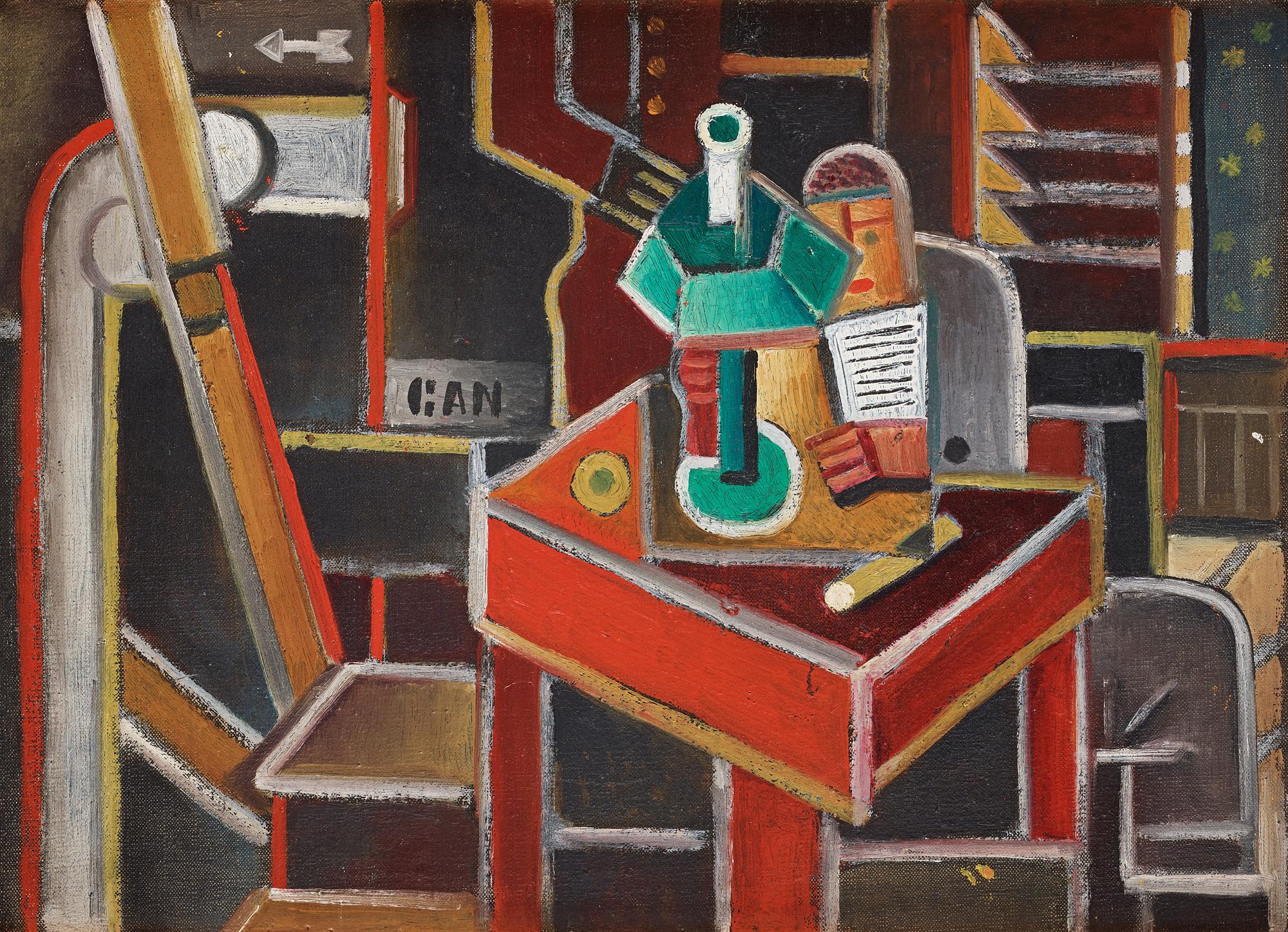 Gösta Adrian-Nilsson, "Interiör" (Interior).