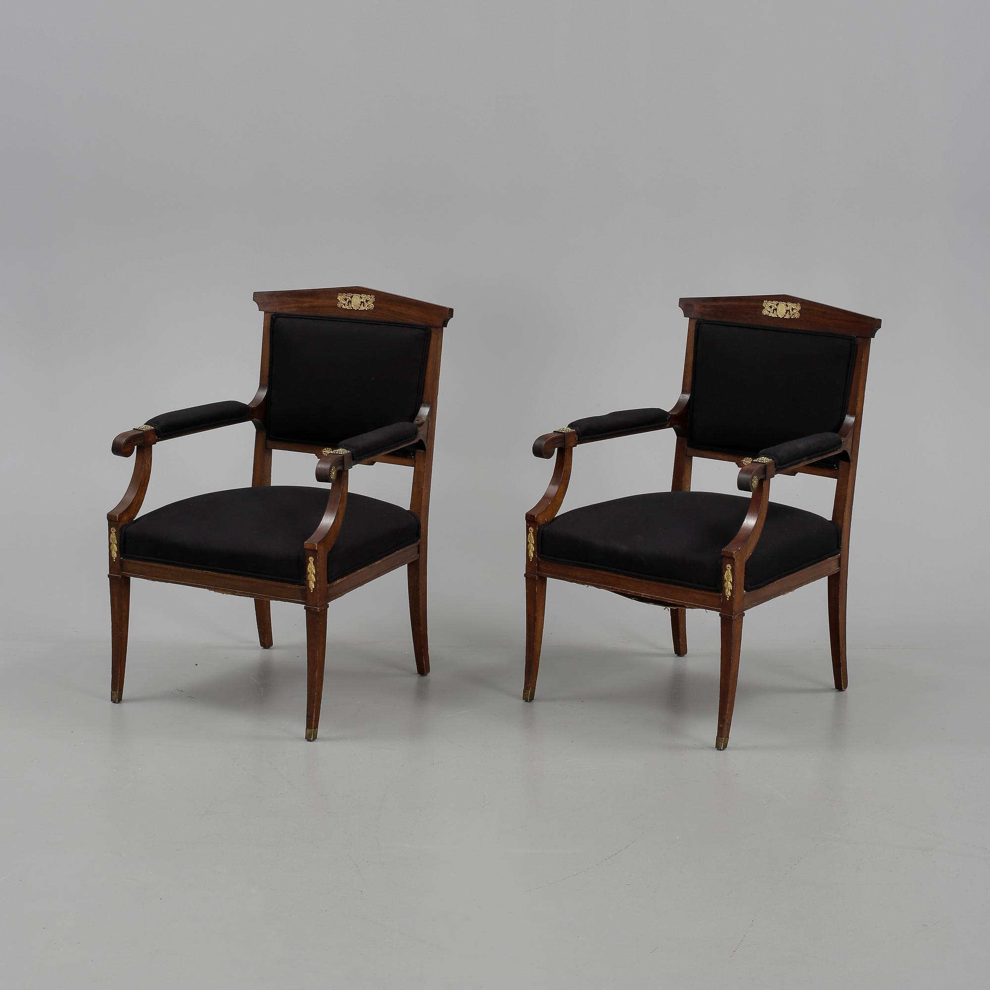 KARMSTOLAR, empirestil, 1900-talets början.