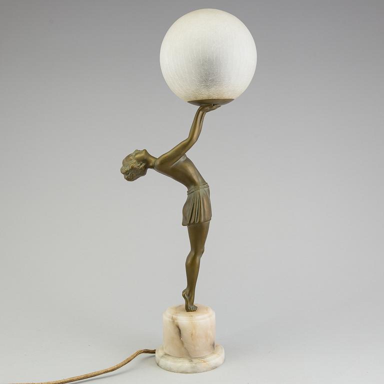 An Art Déco table light, first half of the 20th Century.