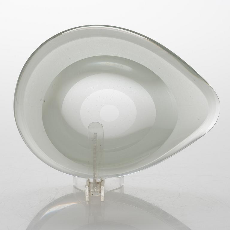 KAJ FRANCK, A glass bowl signed Kaj Franck Nuutajärvi Notsjö -52.