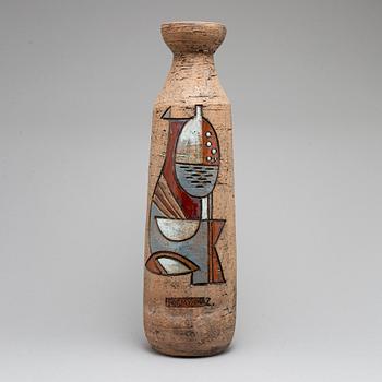 MARIAN ZAWADZKI, a large ceramic vase from Tilgmans, signed.