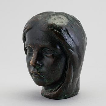 JOHANNES COLLIN, bronze scupture, signed and dated 1916.