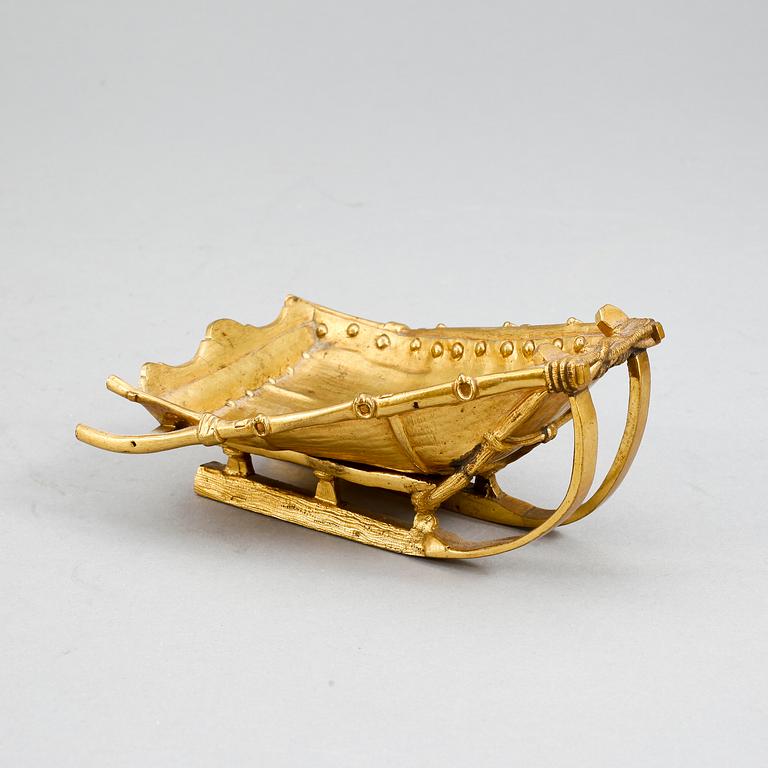 SLÄDE, brons, ostämplad, troligen Ryssland, 1900-talets första hälft.