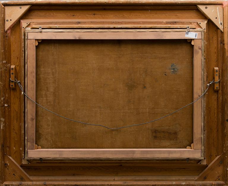 ADOLF IWANOWITSCH FESSLER, Aivazovskyn mukaan, SOUTUVENE TULOSSA RANTAA KOHTI.