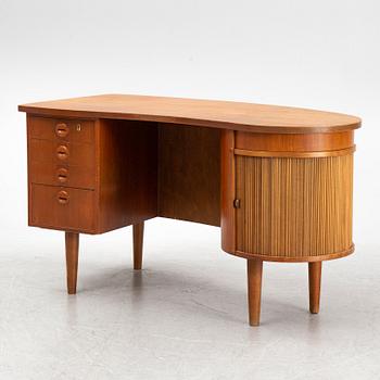 Kai Kristiansen, skrivbord, "Kidney 54",  Feldballes Møbelfabrik, Danmark, 1950/60-tal.