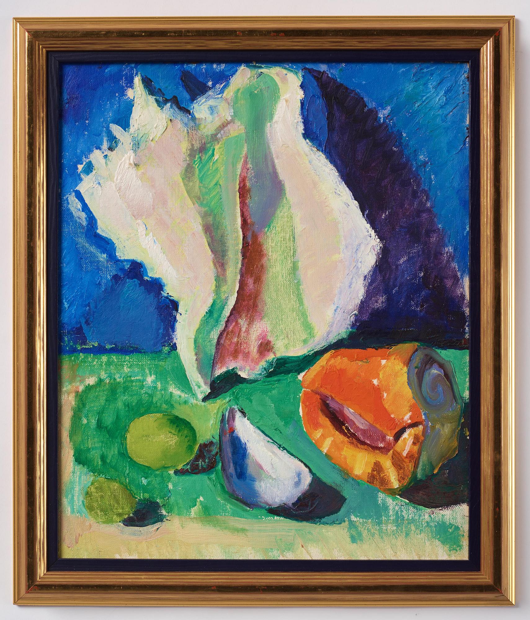 Still life with shells and verso "Antoine sleeping".