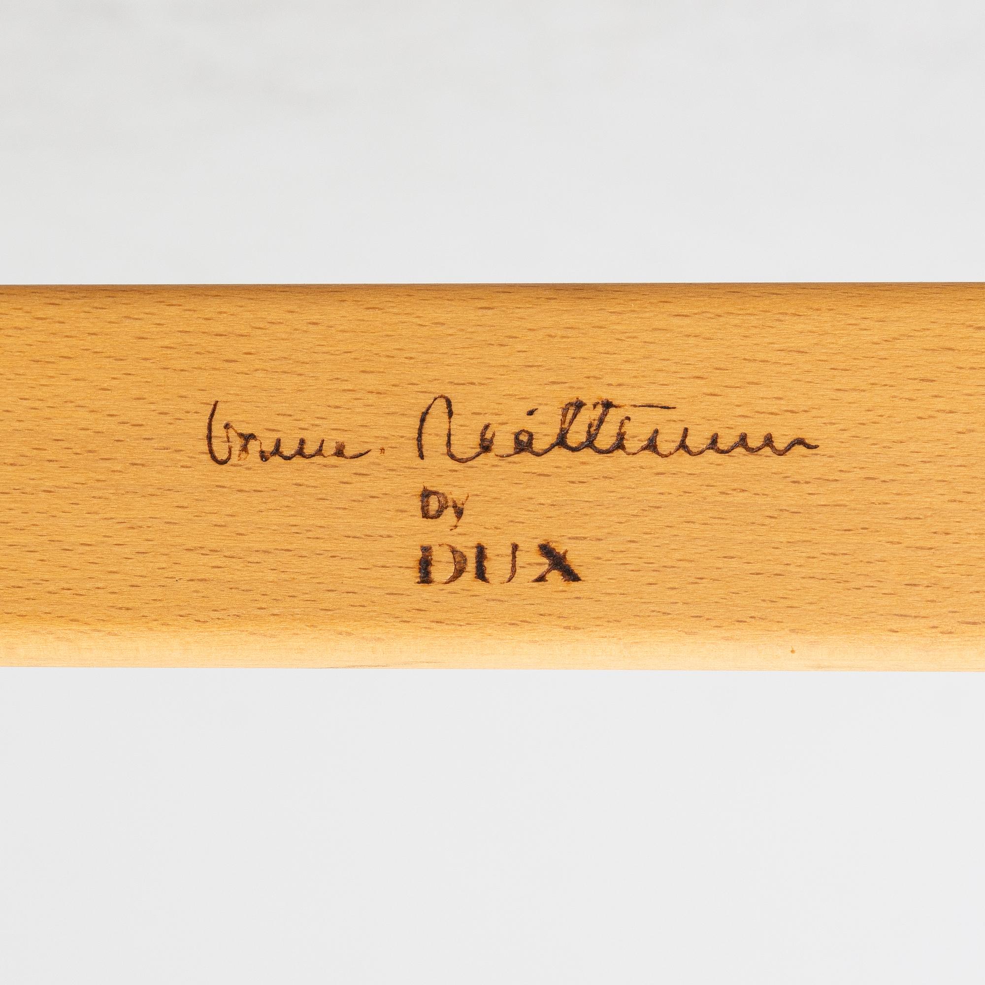 Bruno Mathsson, Armchair with footstool, “Ingrid”, Dux.
