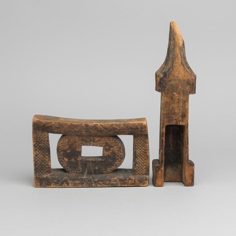 A doorlock, 2 pieces, Bamana, Mali.