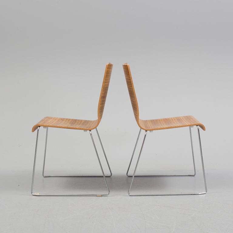 STOLAR, 6 st, Kuadra chair 1321, Pedrali, Italien.