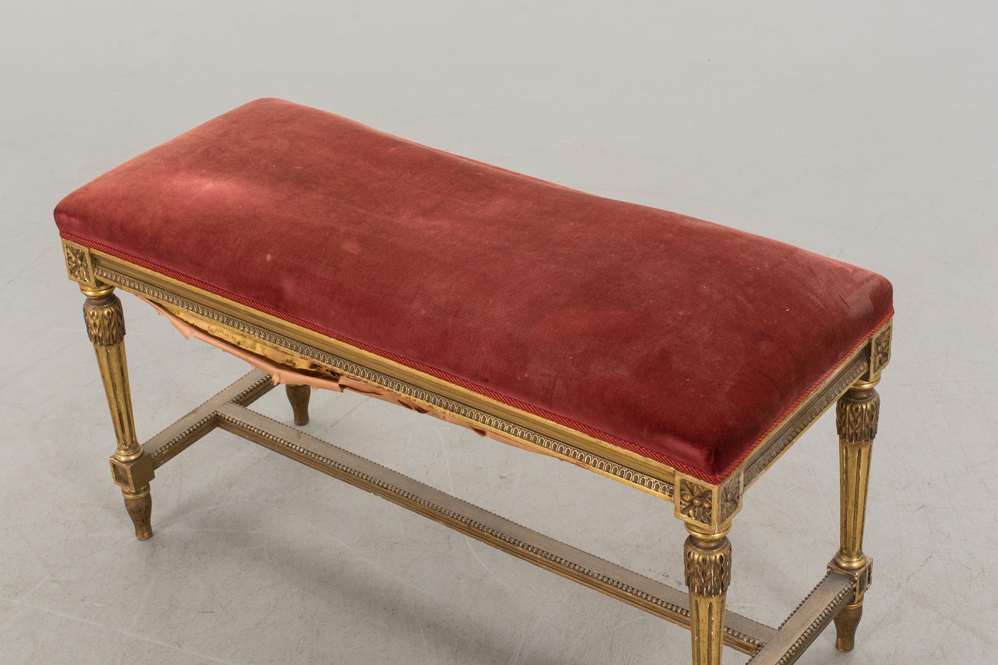 TABURETT, gustaviansk stil 1900-tal.